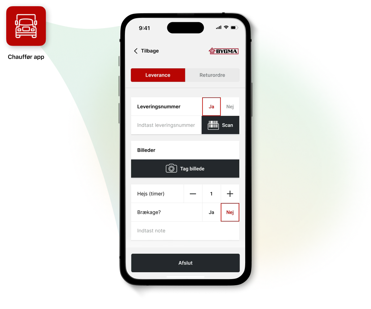 Coignite has developed a user-friendly and offline driver app for Bygma Gruppen that ensures high quality in delivery processes and reduces errors through digitization of documentation. The solution supports drivers in busy everyday life and integrates seamlessly with Bygma's existing systems, without disrupting daily operations.