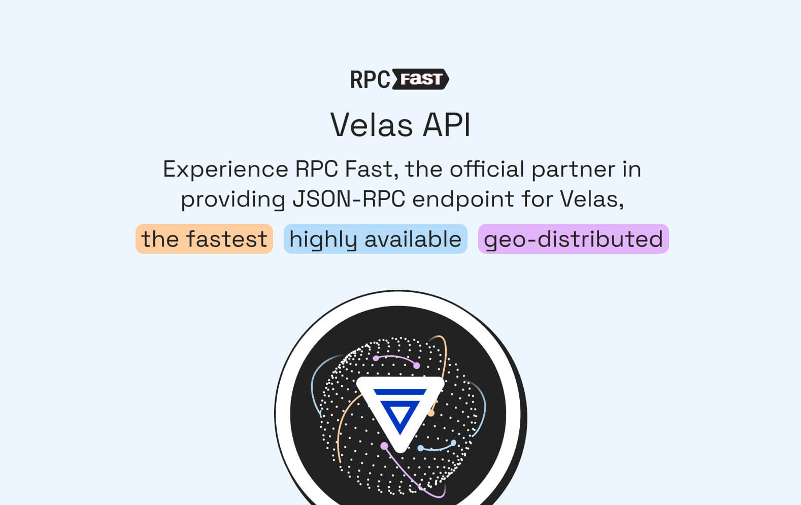 Velas blockchain API | JSON-RPC Endpoint Provider | RPC Fast