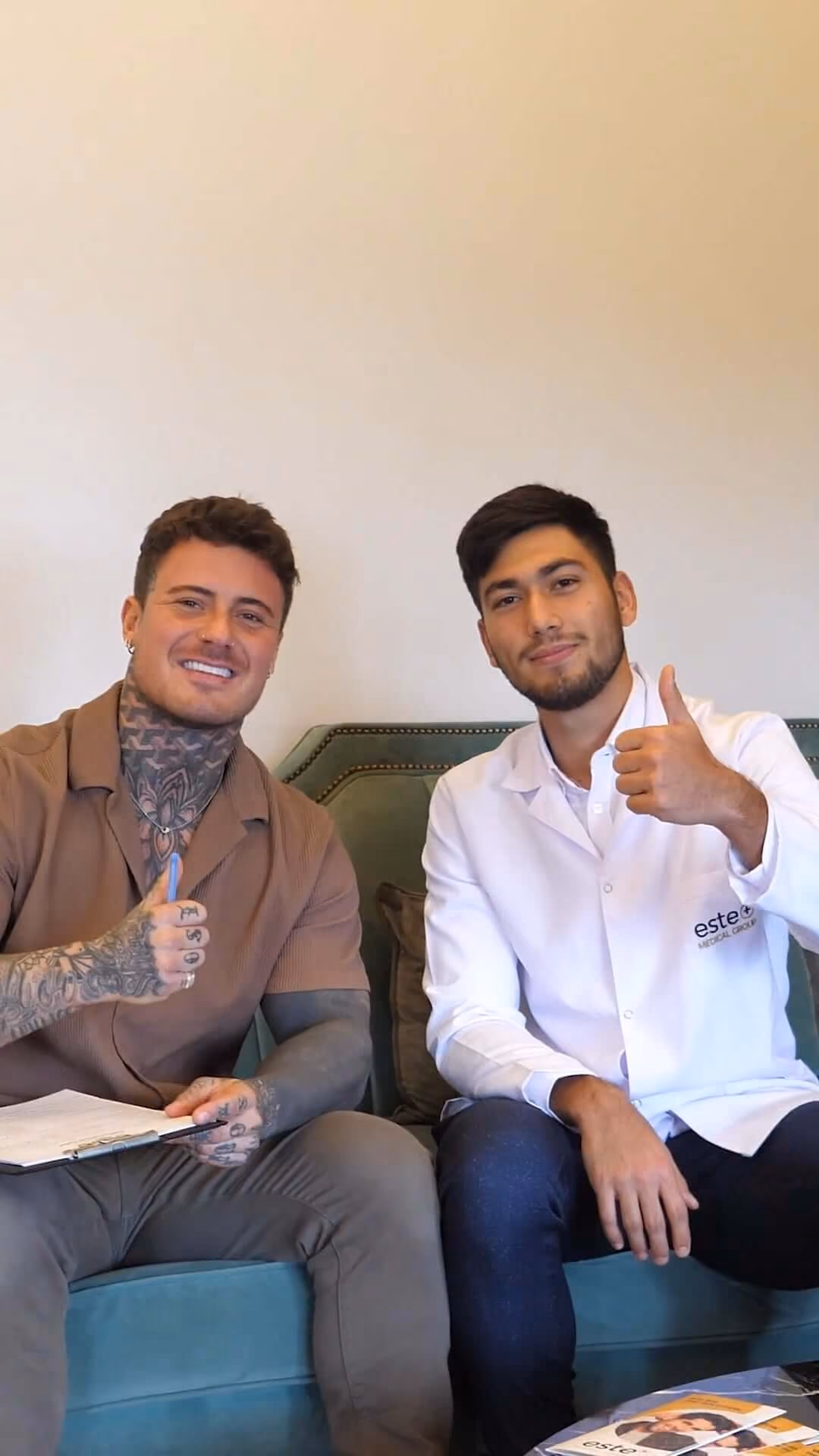 Jake Post hair transplant + after care with Este Medical
