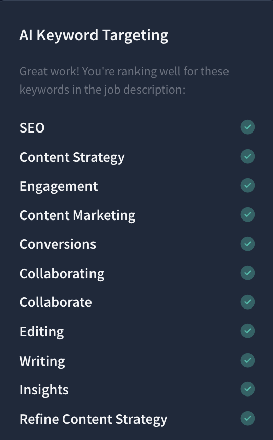 rezi ai keyword targeting