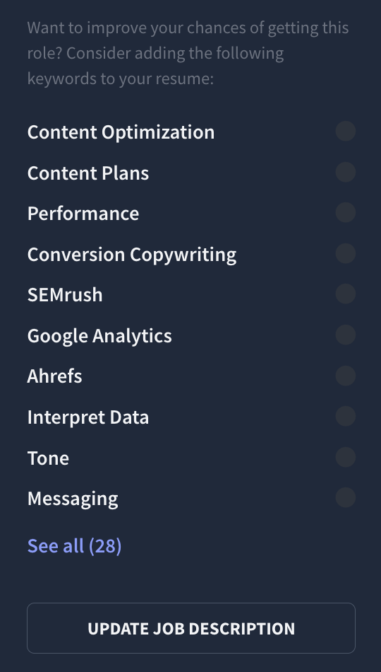 rezi ai keyword targeting