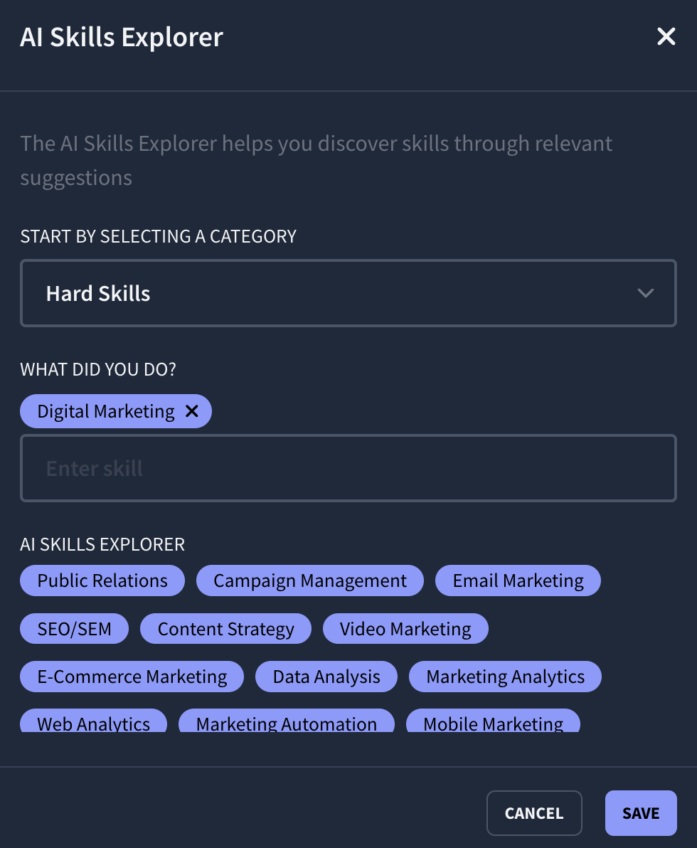 ai skills explorer