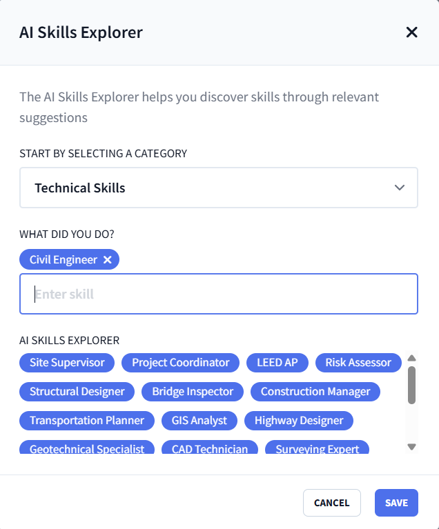 ai skills explorer