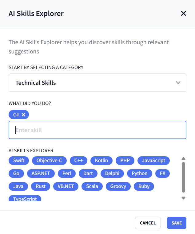 Rezi ai skill explorer
