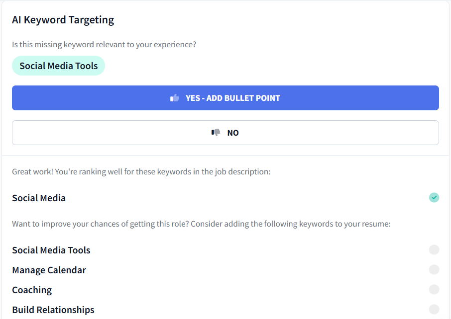 ai keyword targeting