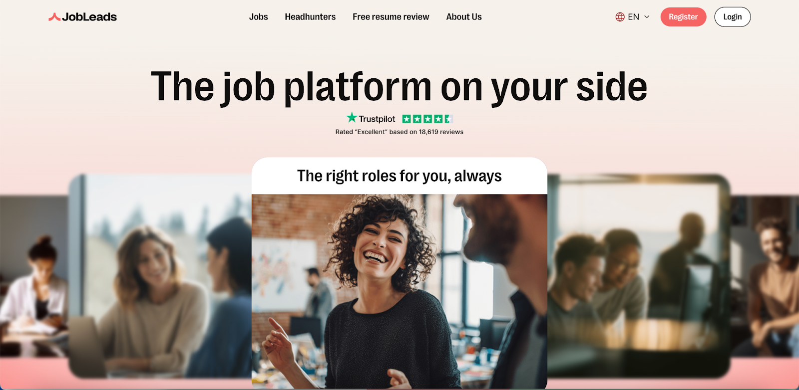 jobleads resume builder home page