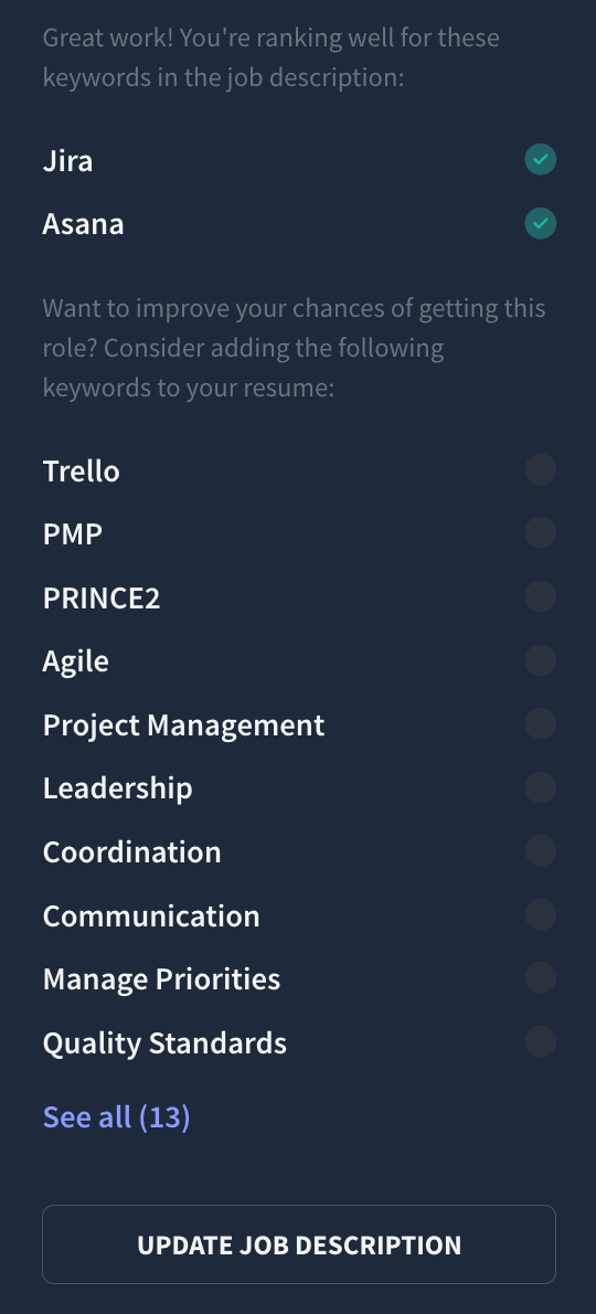 ai keyword targetting