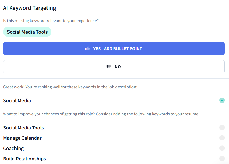 ai keyword targeting