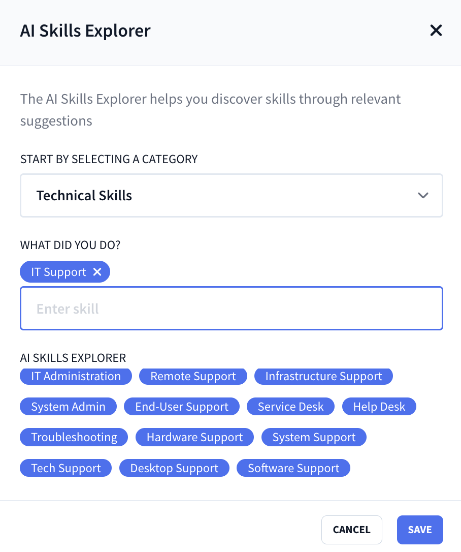 ai skills explorer
