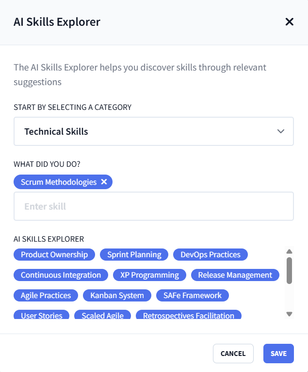 ai skills explorer