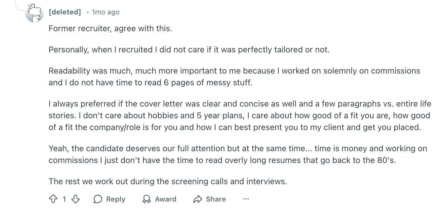 how to tailor a cover letter