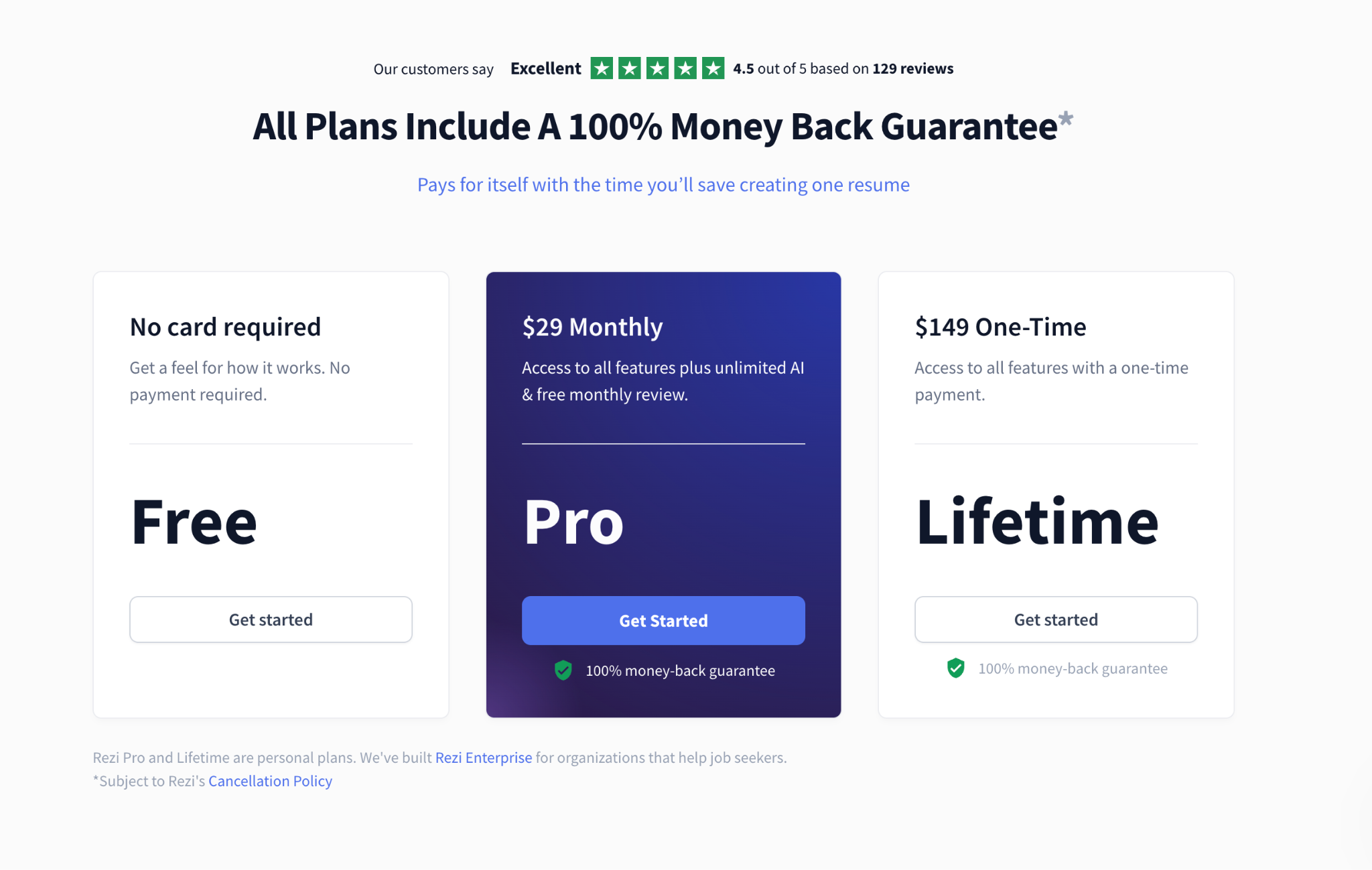 Rezi plans