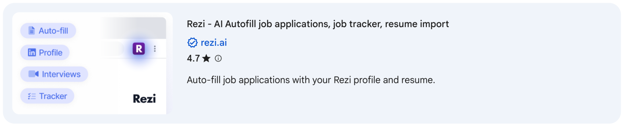  Rezi Chrome Web Store