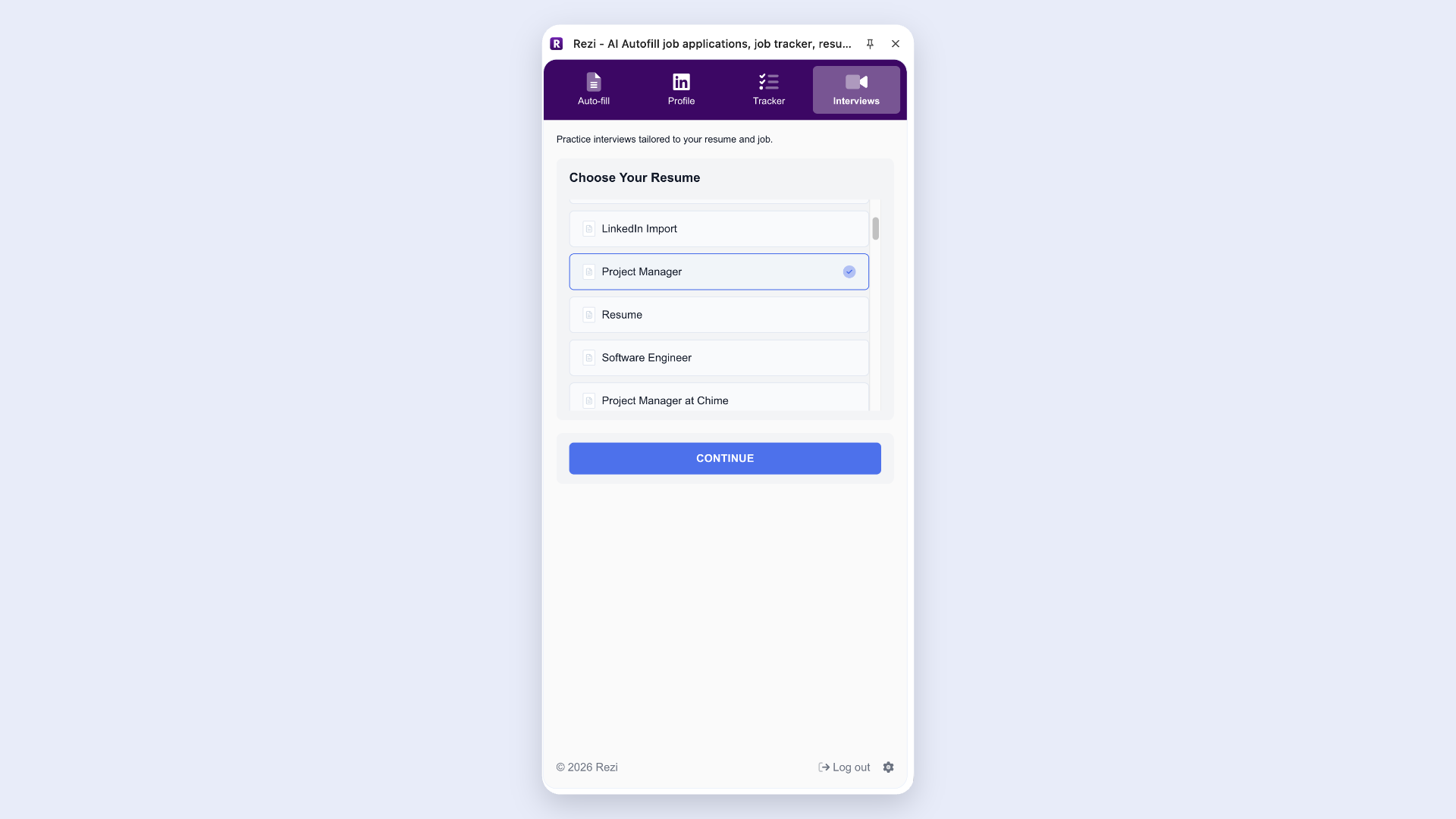 Rezi Chrome Extension Interviews