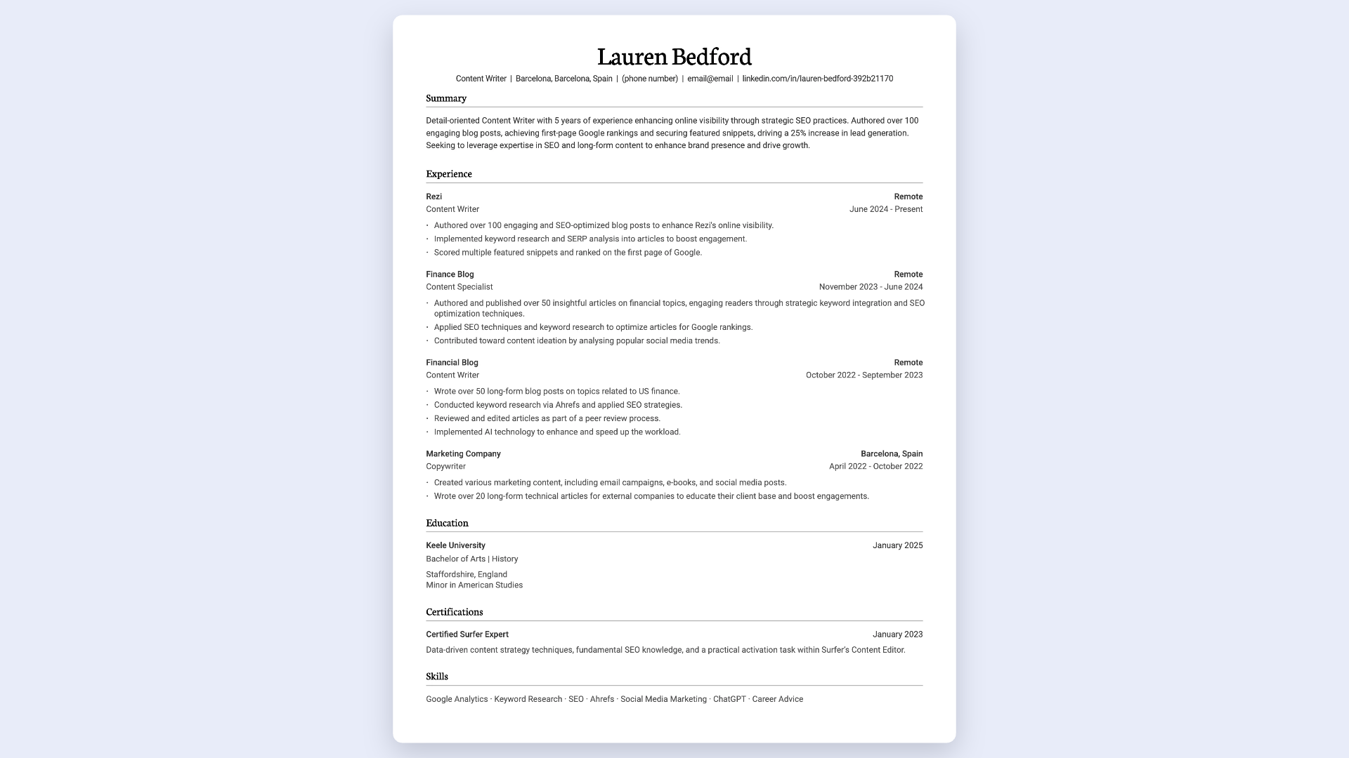 resume from huntr