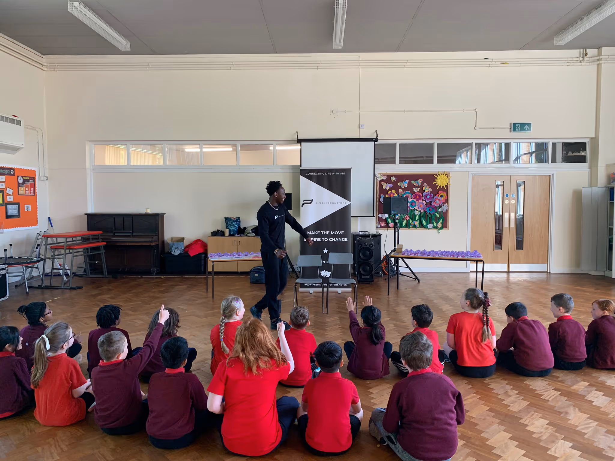 Preme Productions educational theatre workshop