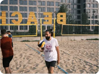 Foto von MARTA-Mitarbeitern bei einer Teamveranstaltung