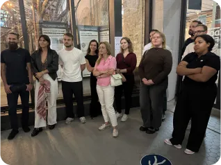 Foto von MARTA-Mitarbeitern bei einer Teamveranstaltung