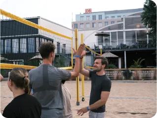 Foto von MARTA-Mitarbeitern bei einer Teamveranstaltung