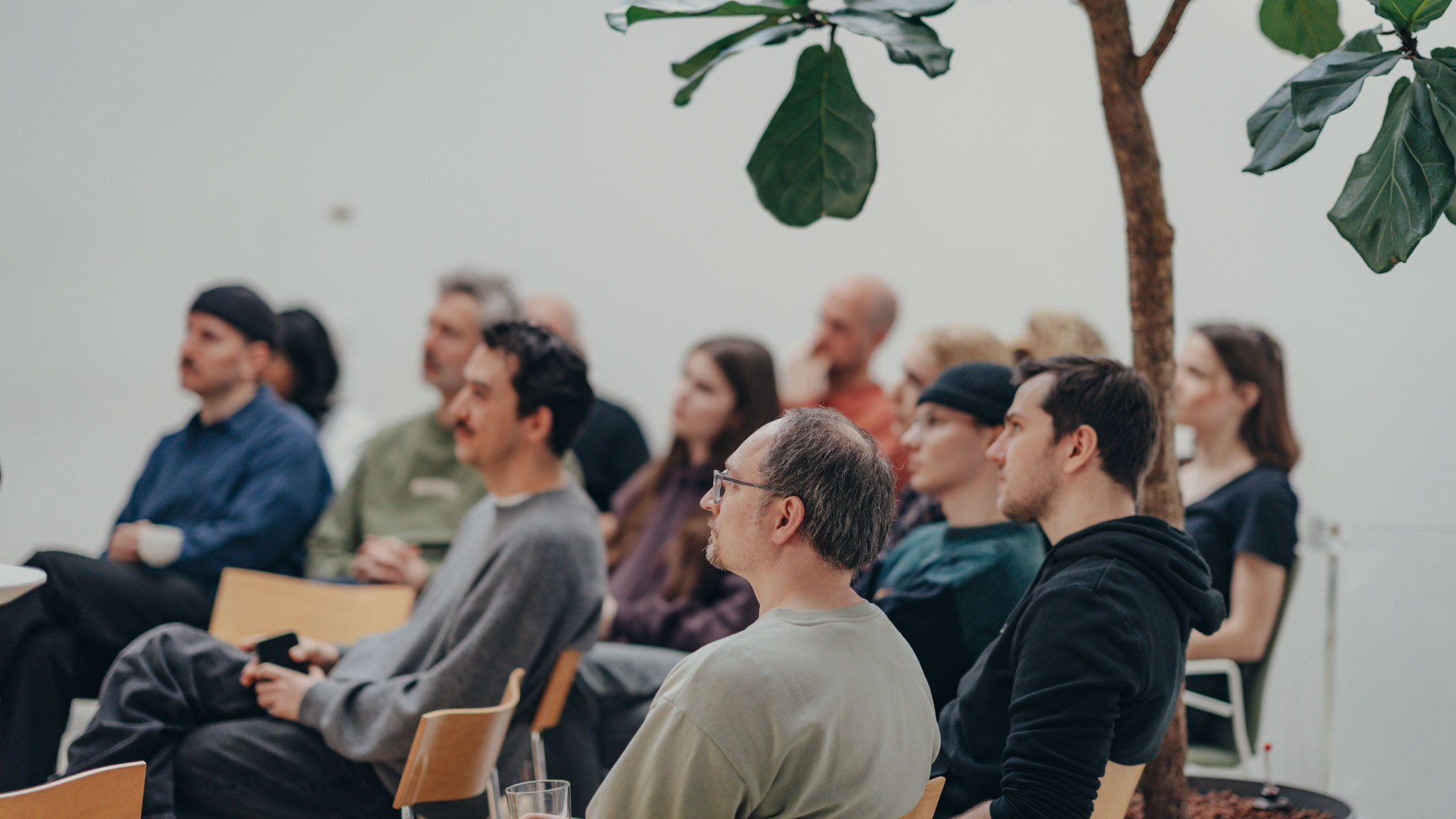 phoenix design team in stuttgart in a workshop with byborre, textile company in holland