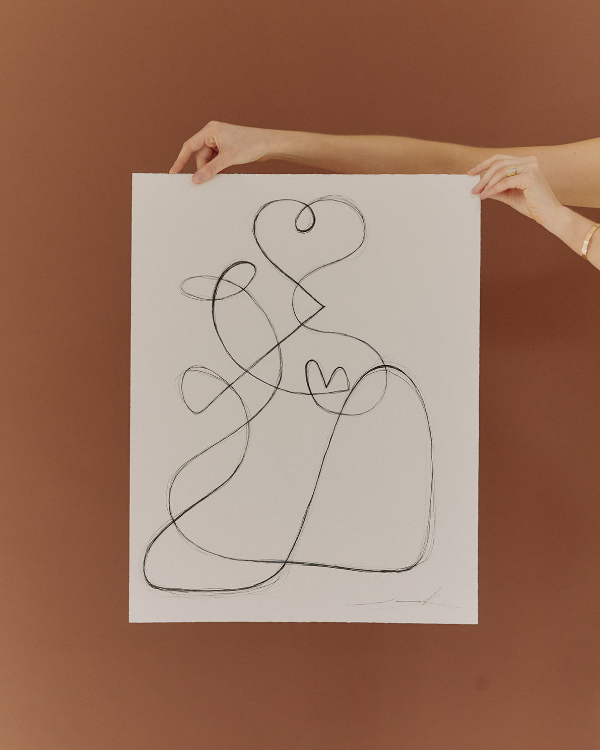 <p><strong>Materials: </strong>Multiple layers of fine ink on delicate 50 x 64cm ivory paper .</p> <p><strong>Artwork Type:</strong> One-of-a-kind original</p> <p><strong>Shipping:</strong> Available worldwide (details below)</p> <p><strong>Some artworks from the Studio Sale may have subtle imperfections. Prices have been reduced by 30% to account for this.</italic></p>