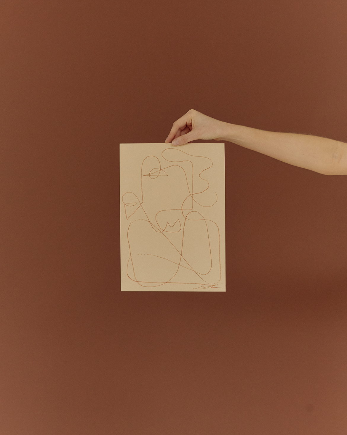 <p><strong>Materials: </strong>Sanguine pencil on 26 x 34cm paper from Florence.</p> <p><strong>Artwork Type:</strong> One-of-a-kind original</p> <p><strong>Shipping:</strong> Available worldwide (details below)</p> <p><strong>Some artworks from the Studio Sale may have subtle imperfections. Prices have been reduced by 30% to account for this.</italic></p>