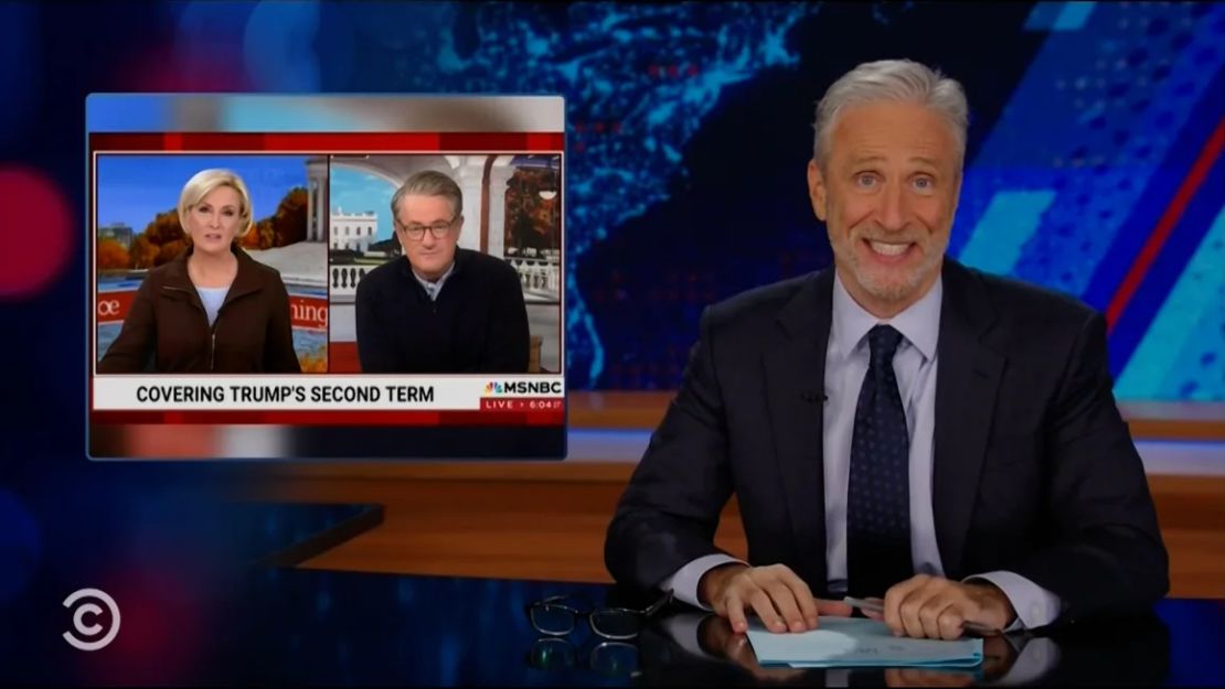Jon Stewart en "The Daily Show".