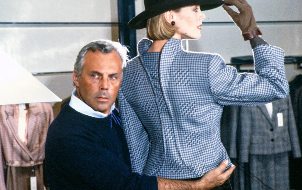 Giorgio Armani, fashion designer whose cool tones and 'slouch' tailoring defined the 1980s