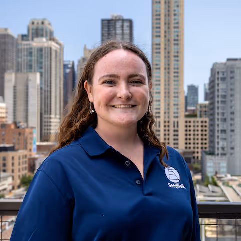 Abi, DeepWalk team member, professional headshot portrait