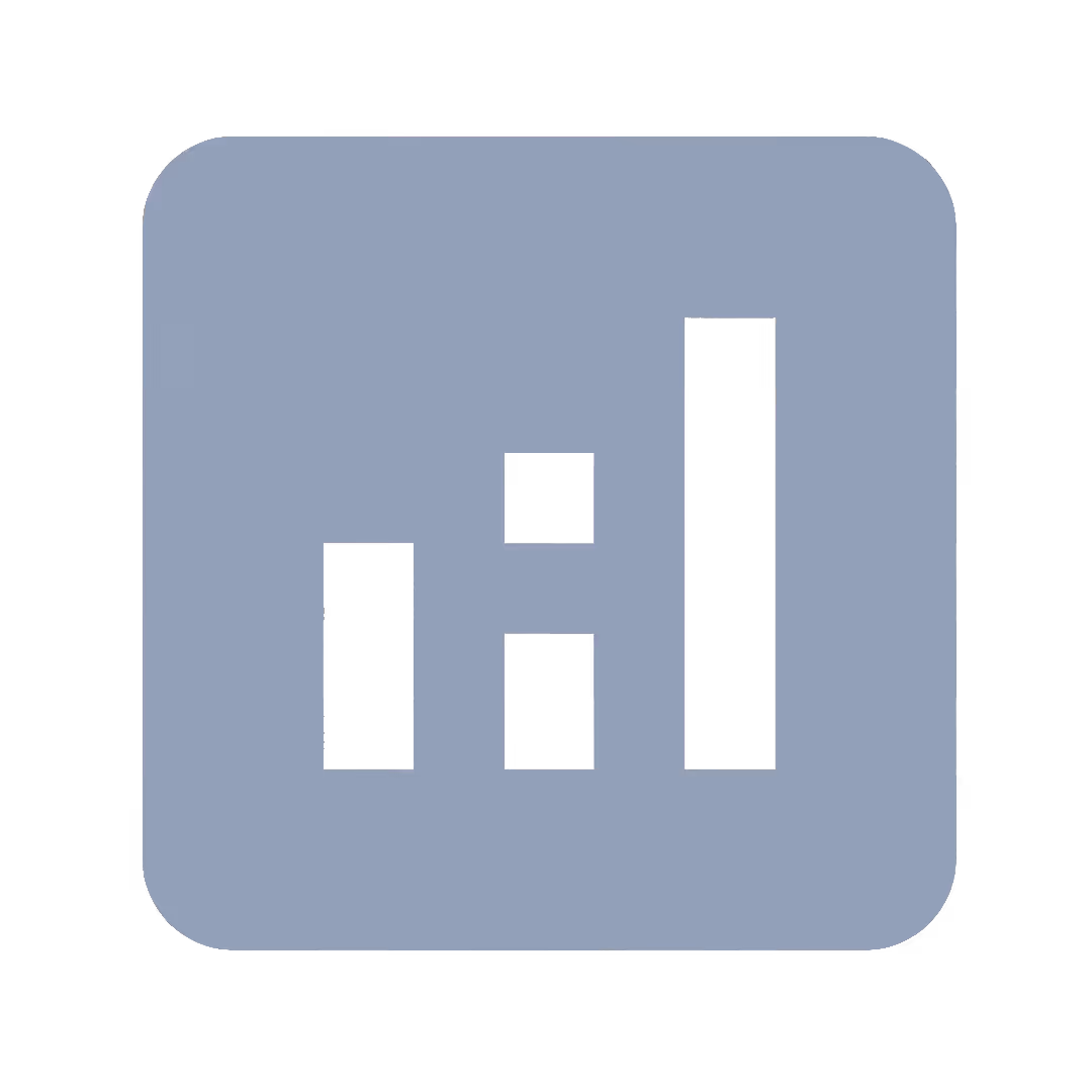 Details icon featuring graph