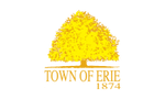 Town of Erie logo featuring a stylized yellow tree