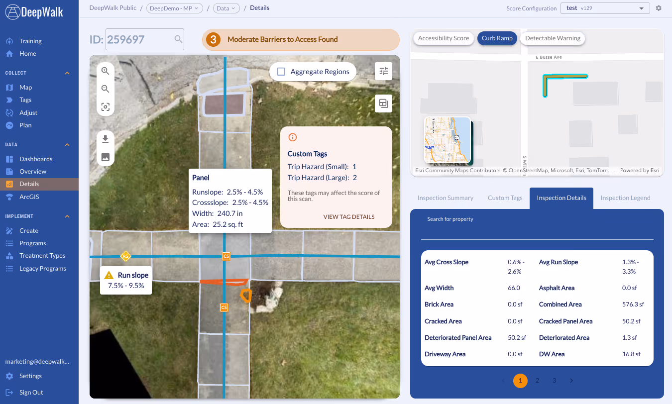 DeepWalk web app screenshot