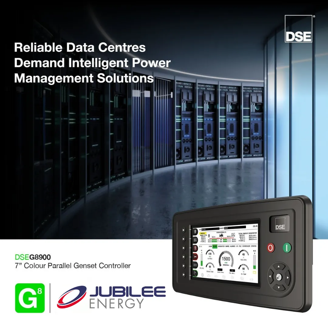 DSE G8900 7-inch colour parallel genset controller – intelligent power management for data centres
