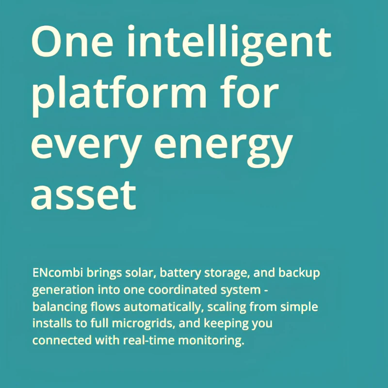 ENcombi – one intelligent platform for every energy asset
