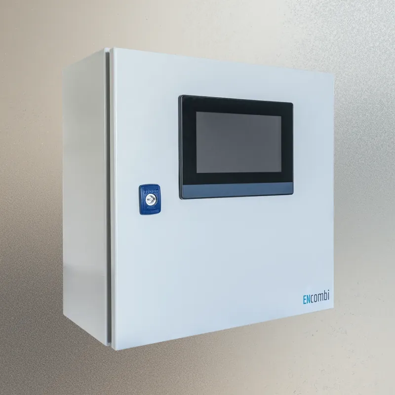 ENcombi ECcube control cabinet with touchscreen