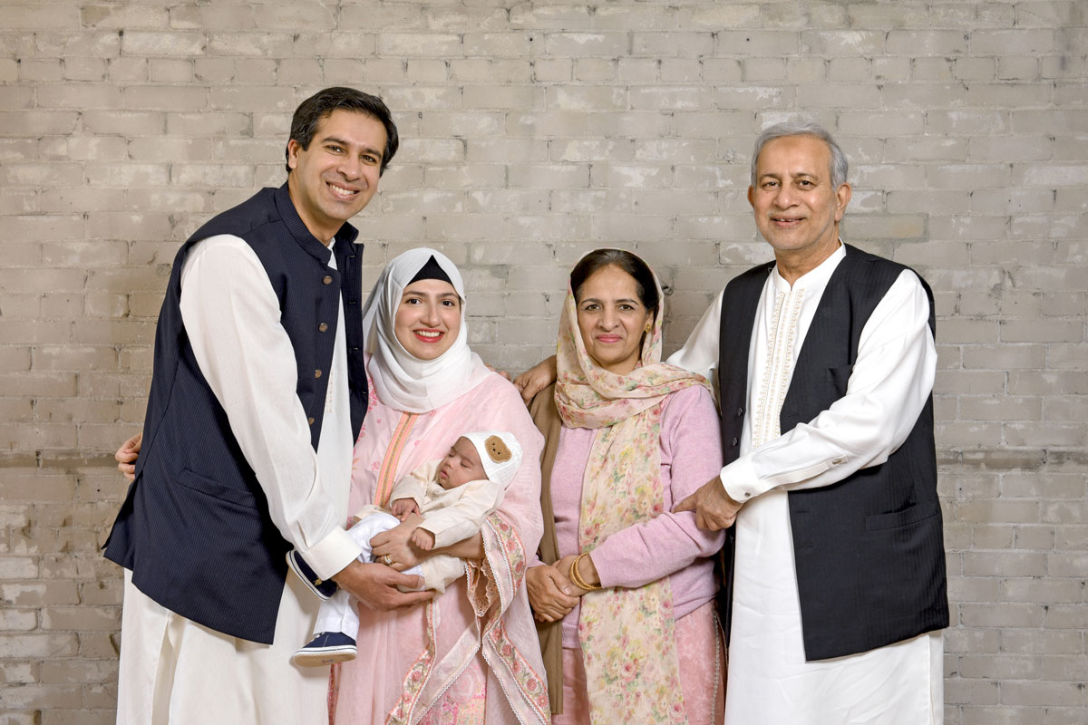 Girl with dark background