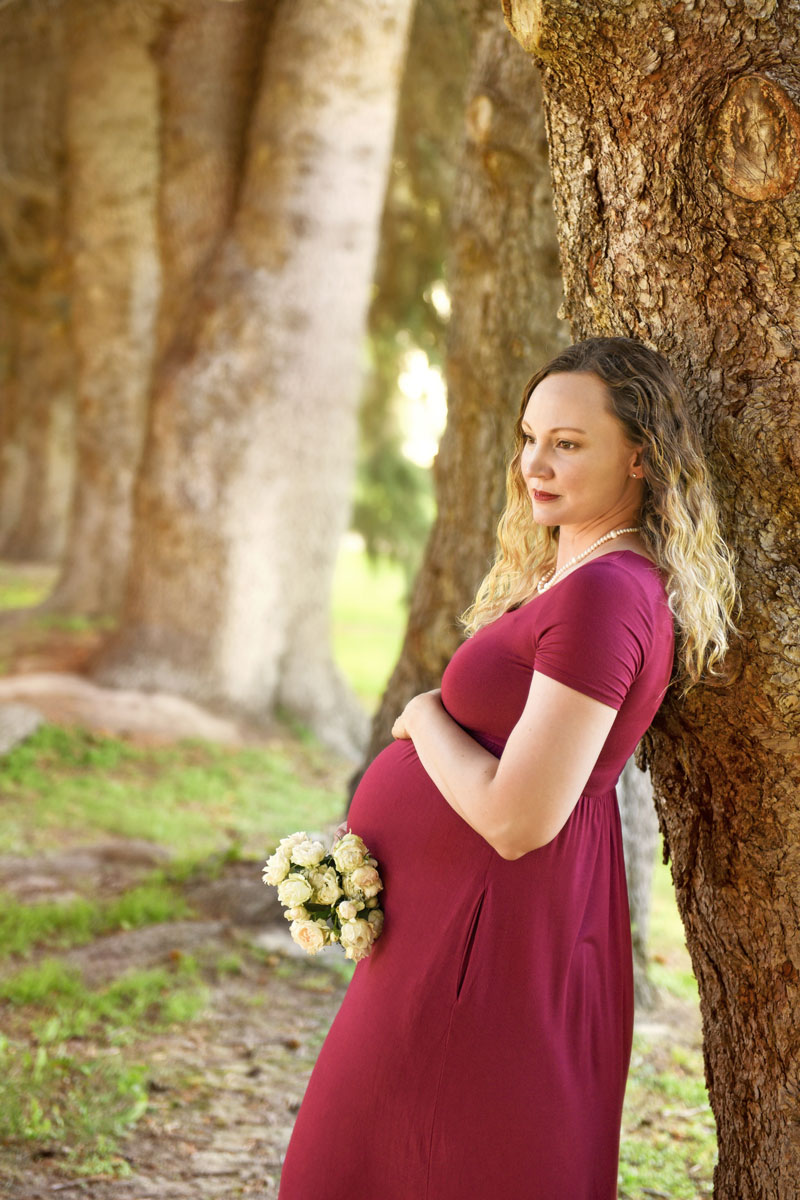 Girl with dark background