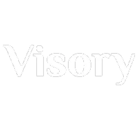 Visory logo in white