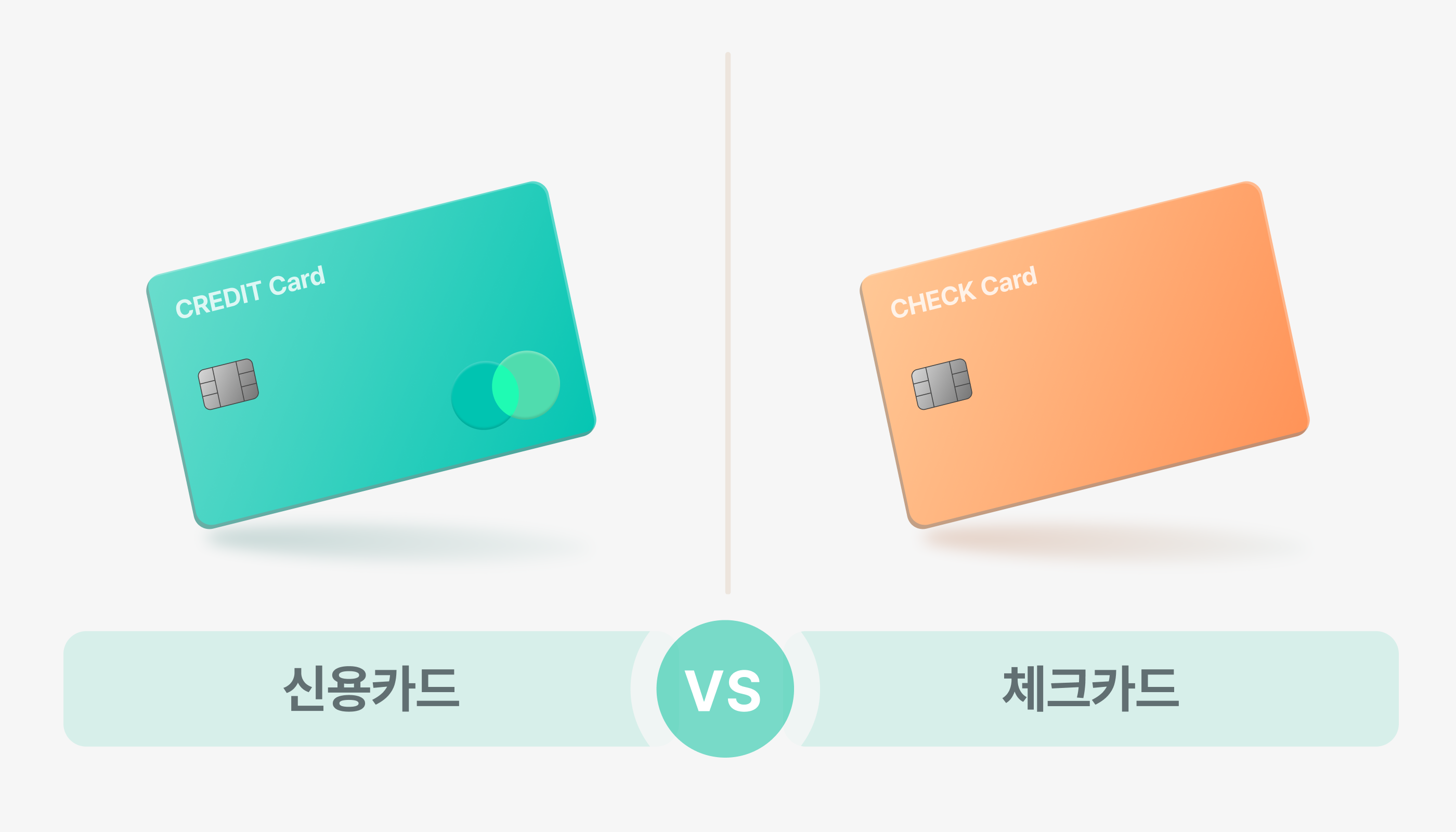 3. 신용카드 vs 체크카드, 어떤 주유비 할인카드가 내게 더 잘 맞을까?