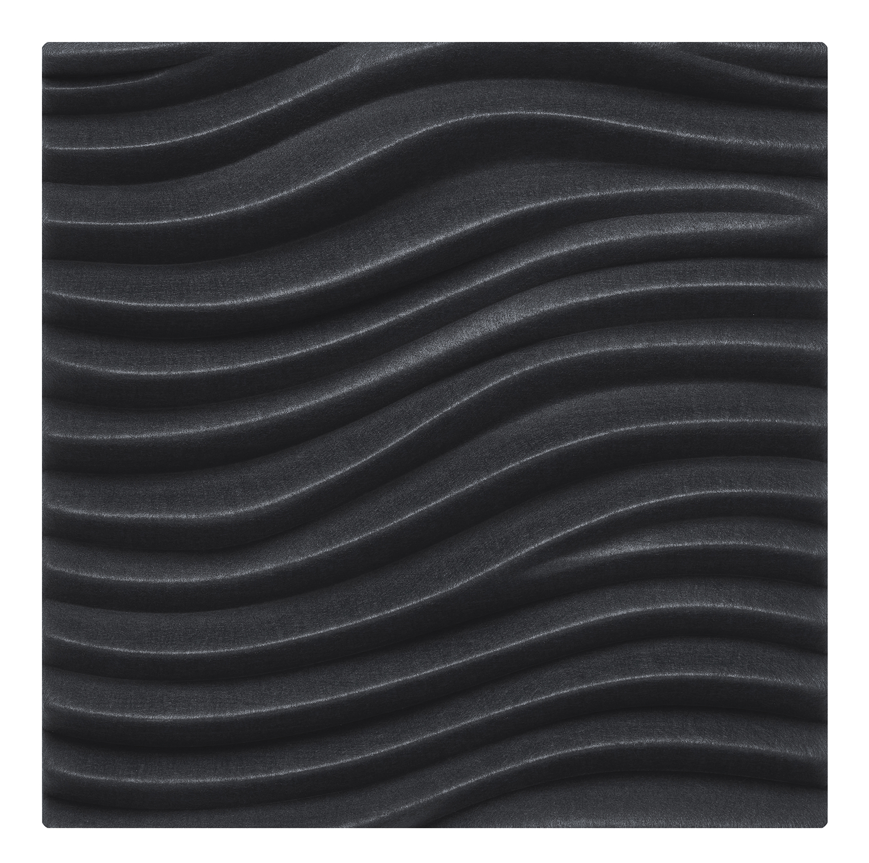 Der suonoSCULPTURE WAVE ist ein grossflächiger Wandschallabsorber im Wellen-Design zur Gestaltung einzelner Wände oder ganzer Raumabschnitte. Hervorragend einsetzbar im Hochfrequenzbereich über 500 Hz. 