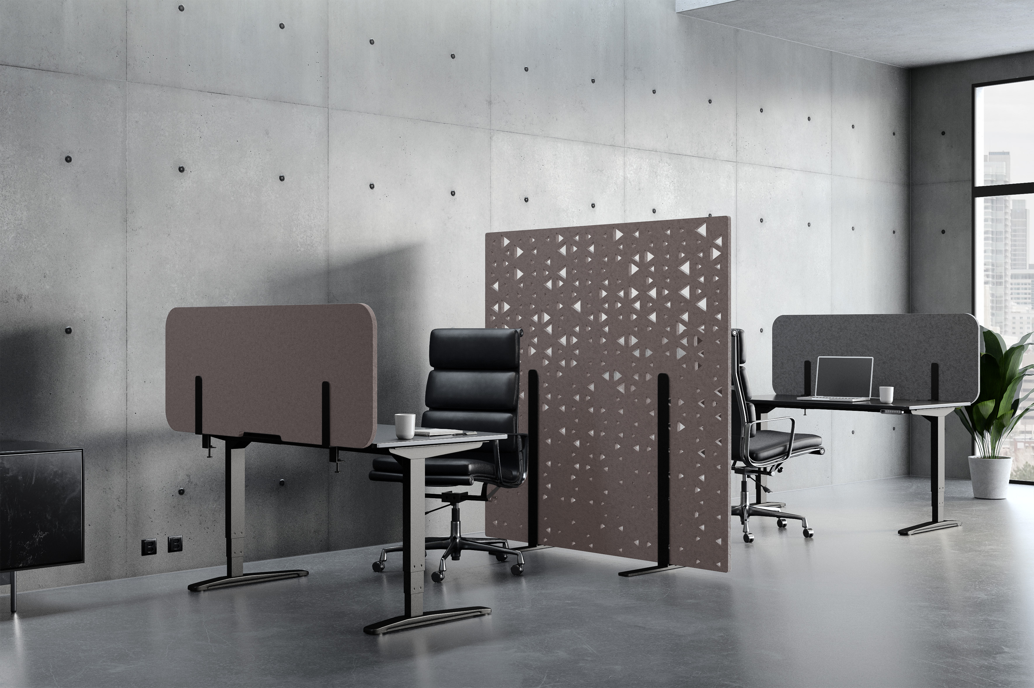 Der suonoDESK-Schreibtischtrenner ist ein echtes Up-Cycling-Produkt und zeichnet sich durch sein modernes und funktionelles Design sowie seine Langlebigkeit aus. Hergestellt aus unserem hochwertigen suonoBOARD, mit exzellenten Schallabsorbtionswerten und einem Recyclinganteil von über 50 %, bestechen unsere Produkte mit organischem Charakter durch die homogene Oberflächenstruktur und Farbgebung. Hergestellt aus 100 % PET-Fasern mit filzartiger Haptik.