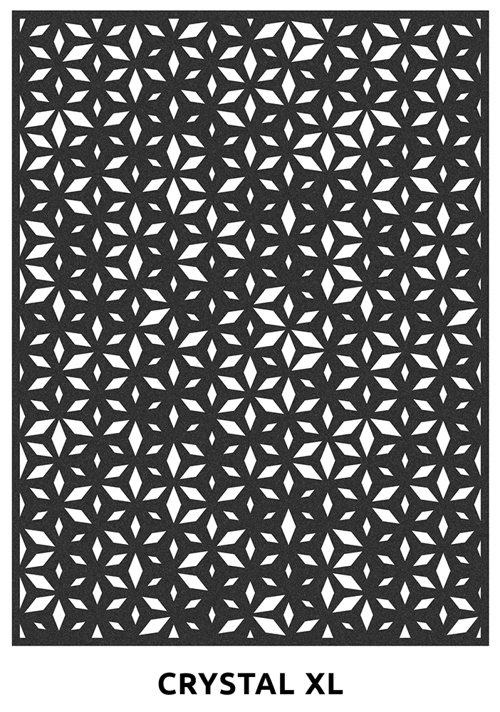 Der suonoCURTAIN XL ist ein hängender Akustik-Raumtrenner für optische und akustische Privatsphäre und zur Strukturierung von Räumen. Die perfekte Balance von Material und Stanzung zeichnet das geometrische Muster aus.