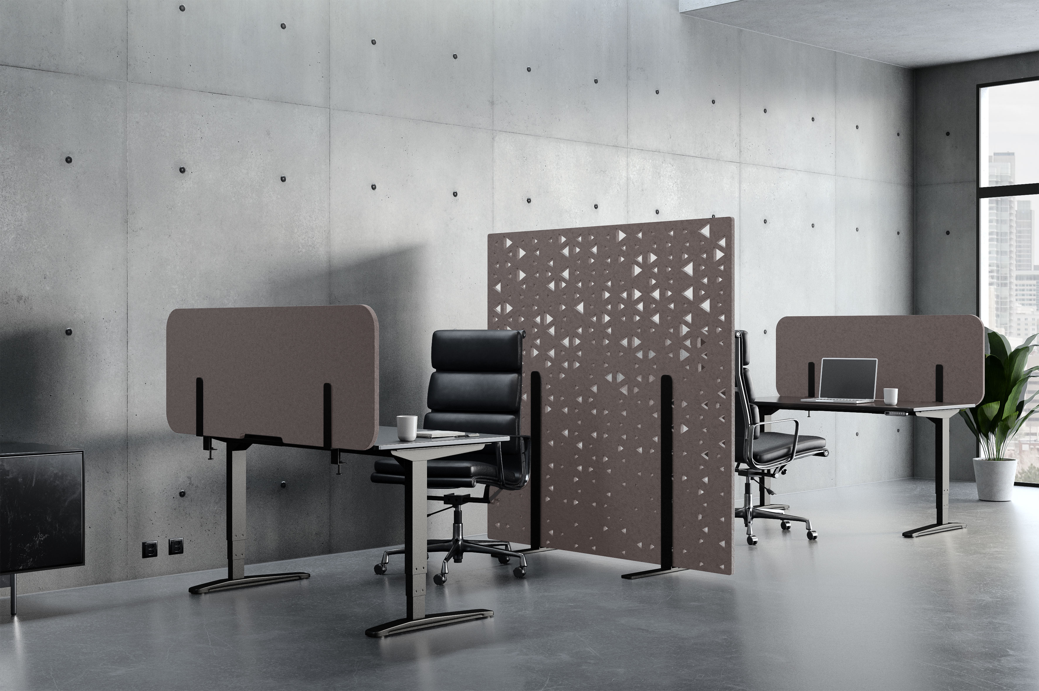 Der suonoDESK-Schreibtischtrenner ist ein echtes Up-Cycling-Produkt und zeichnet sich durch sein modernes und funktionelles Design sowie seine Langlebigkeit aus. Hergestellt aus unserem hochwertigen suonoBOARD, mit exzellenten Schallabsorbtionswerten und einem Recyclinganteil von über 50 %, bestechen unsere Produkte mit organischem Charakter durch die homogene Oberflächenstruktur und Farbgebung. Hergestellt aus 100 % PET-Fasern mit filzartiger Haptik.