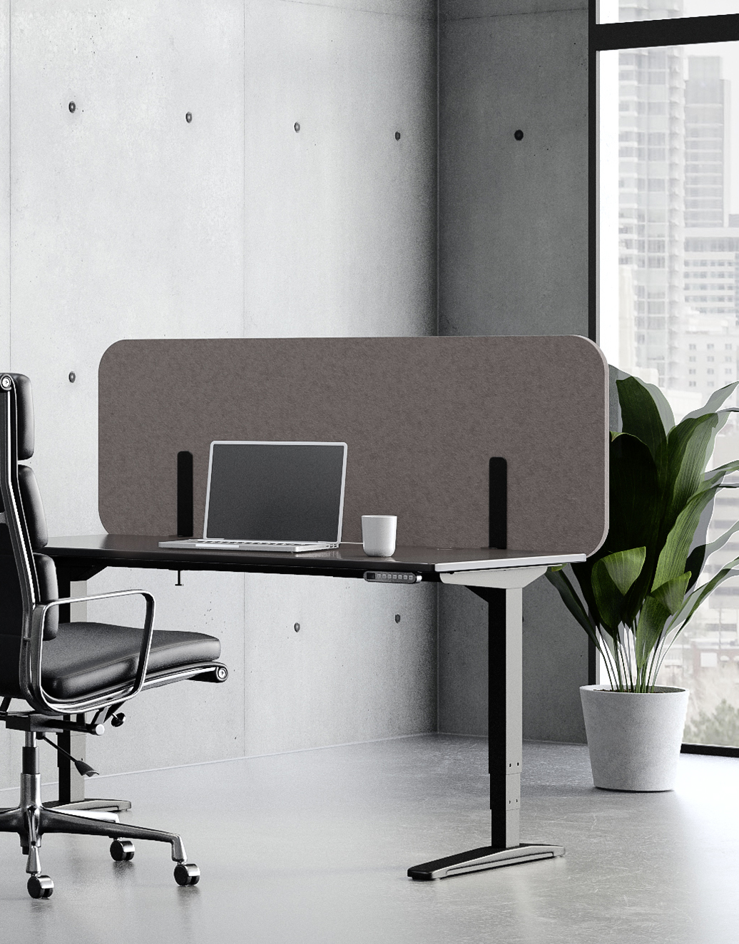 Der suonoDESK-Schreibtischtrenner ist ein echtes Up-Cycling-Produkt und zeichnet sich durch sein modernes und funktionelles Design sowie seine Langlebigkeit aus. Hergestellt aus unserem hochwertigen suonoBOARD, mit exzellenten Schallabsorbtionswerten und einem Recyclinganteil von über 50 %, bestechen unsere Produkte mit organischem Charakter durch die homogene Oberflächenstruktur und Farbgebung. Hergestellt aus 100 % PET-Fasern mit filzartiger Haptik.
