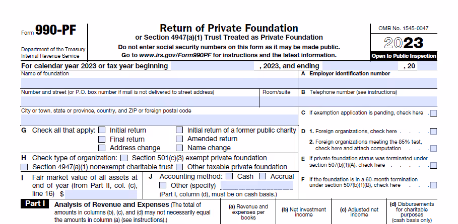 Form 990-PF: Navigating Common Pitfalls
