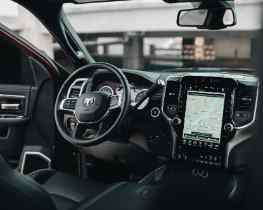 car front seats and dashboard