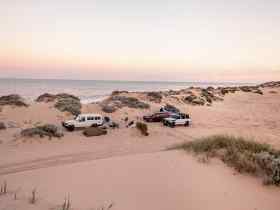 cars in the desert