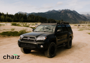 toyota 4 runner off road - front view