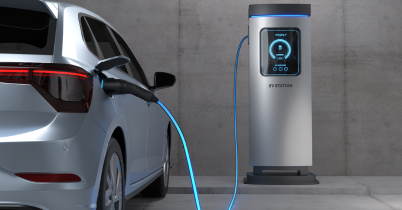 EV chassis with exposed battery pack