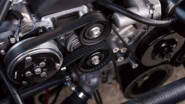 close up of an engine